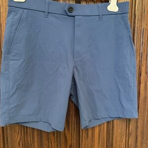 Greyson Men's Slate Blue Flat Front Shorts